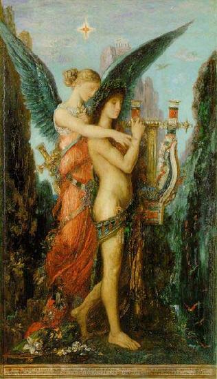 Gustave Moreau Hesiod and the Muse China oil painting art